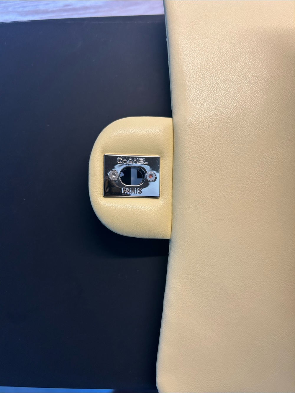 Mini Flap in Light Yellow Lambskin - Picture 5 of 8